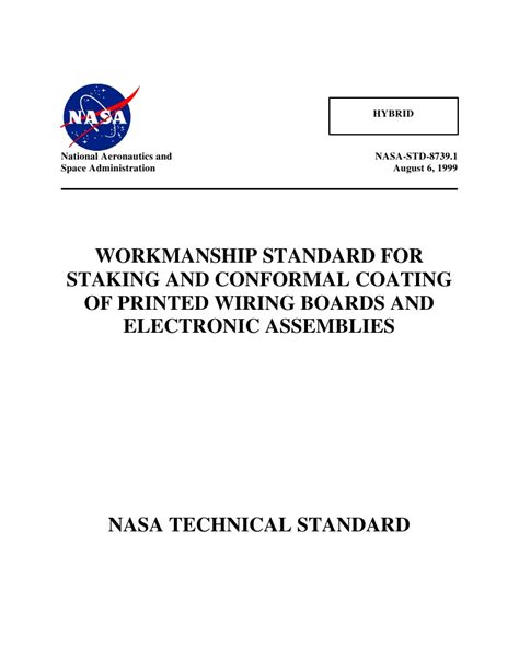 pcb staking|nasa conformal coating standard.